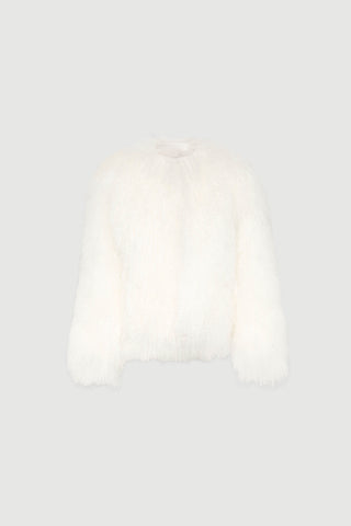 Envelope1976 All Night jacket short - Shearling Jacket Cream