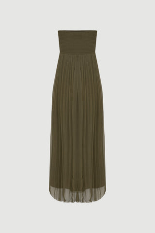Envelope1976 Amalfi dress - Viscose Dress Dark olive
