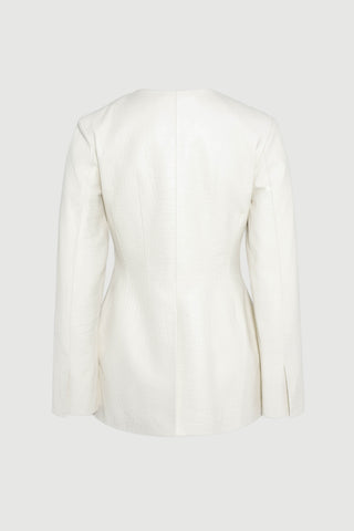 Envelope1976 Blair blazer Blazer Cream croc