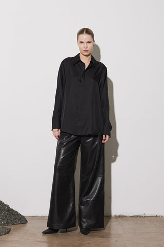 Envelope1976 Braga shirt - SIlk Shirt Black