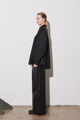 Envelope1976 Braga shirt - SIlk Shirt Black