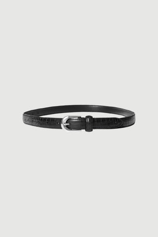 Envelope1976 Celest belt Belt Black croc