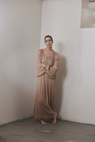 Envelope1976 Como dress - Viscose Dress Warm taupe