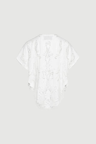 Envelope1976 Disco top - Leftover fabric Top White