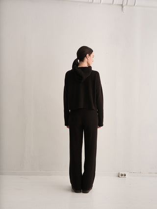 Envelope1976 Everyday hoodie Sweater Dark brown