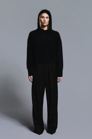 Envelope1976 Everyday hoodie cashmere Sweater Black