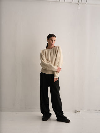 Envelope1976 Horn cardigan Cardigan Cream