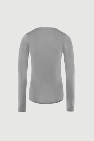 Envelope1976 Initial longsleeve - Viscose & Silk Top Grey