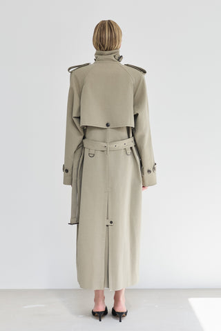 Envelope1976 Majorstuen trench coat Coat Khaki