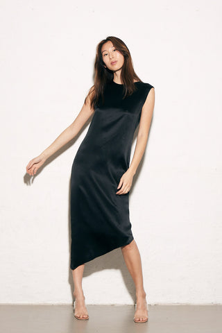 Envelope1976 Nomad dress - Satin silk Dress Black