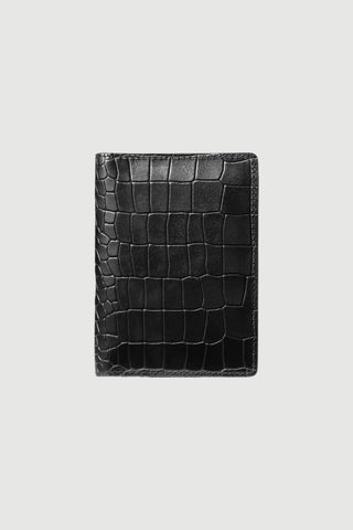 Envelope1976 Passport holder, Black croc Bags Black croc
