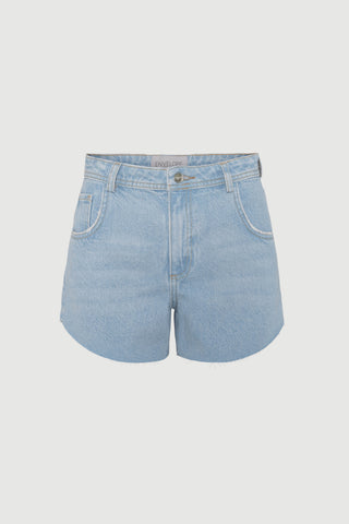 Envelope1976 Porto shorts raw - Organic cotton Shorts Light blue