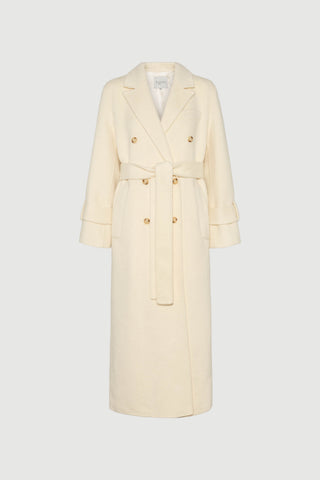 Envelope1976 Saville coat - Wool Coat Cream