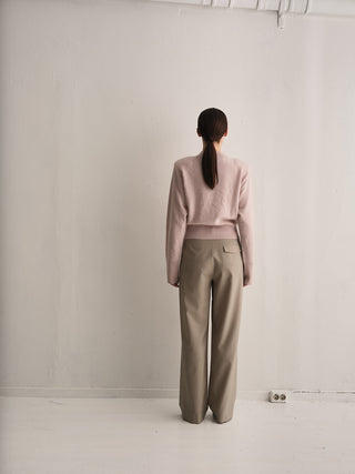 Envelope1976 Sky knit Sweater Soft pink