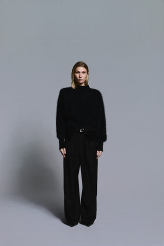 Envelope1976 Sky knit, Black Sweater Black