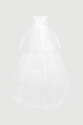 Envelope1976 Swan dress - Leftover fabric Dress White