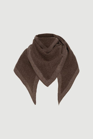 Envelope1976 Triangle scarf Scarf Tobacco / Cacao