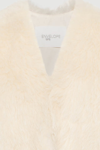 Envelope1976 Usta shawl Scarf Cream