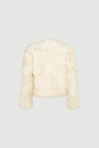 Envelope1976 Vinje jacket short - Shearling Jacket Cream