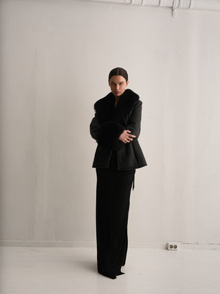 Envelope1976 Woodstock jacket short Jacket Black