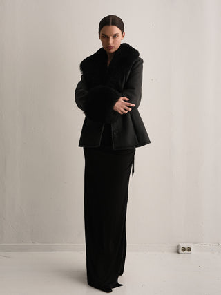 Envelope1976 Woodstock jacket short Jacket Black