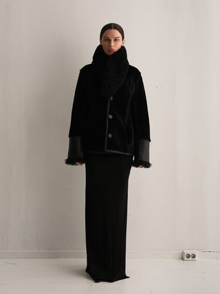 Envelope1976 Woodstock jacket short Jacket Black