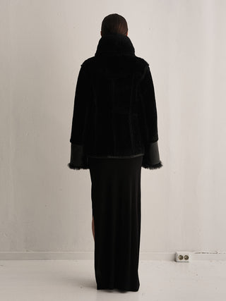 Envelope1976 Woodstock jacket short Jacket Black