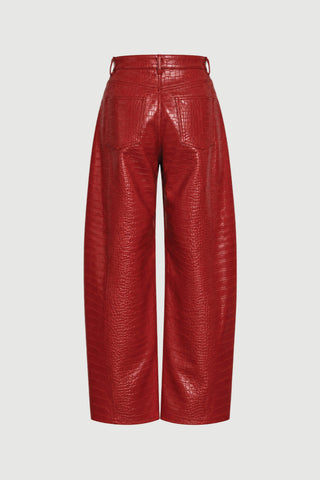 Envelope1976 Yourself pants Pants Red croc