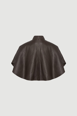 Envelope1976 Zoe cape Cape Dark brown
