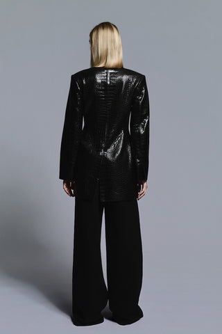 Envelope1976 Blair blazer Blazer Black croc