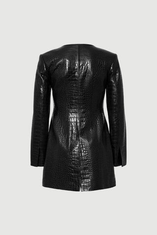 Envelope1976 Blair blazer Jacket Black croc