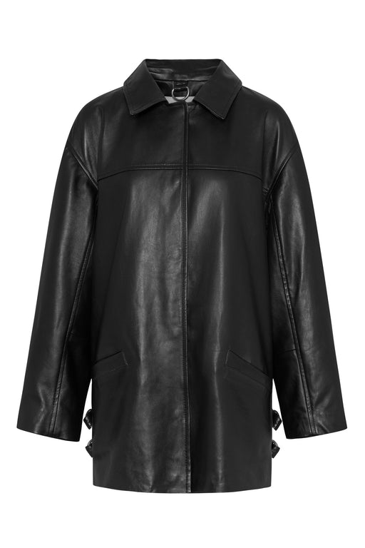 Envelope1976 Bodhi jacket - Leather Jacket Black
