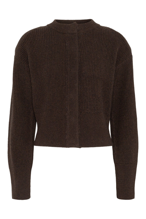 Envelope1976 Campbell cardigan - Merino wool Cardigan Dark brown