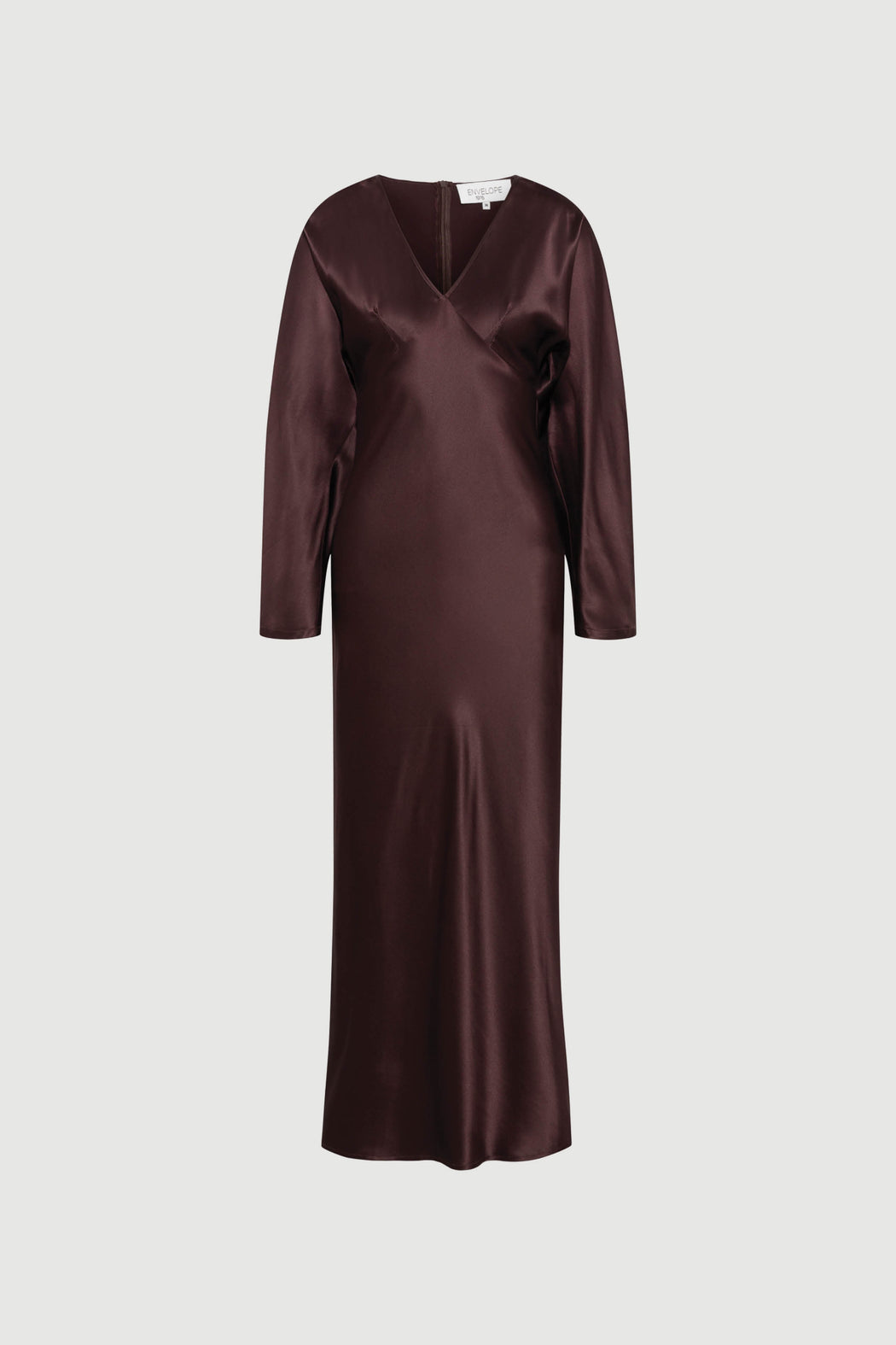 Envelope1976 Carlo dress - Silk Dress Aubergine