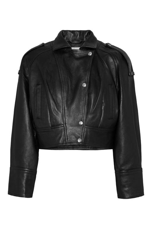 Envelope1976 Chateau jacket - Leather Jacket Black