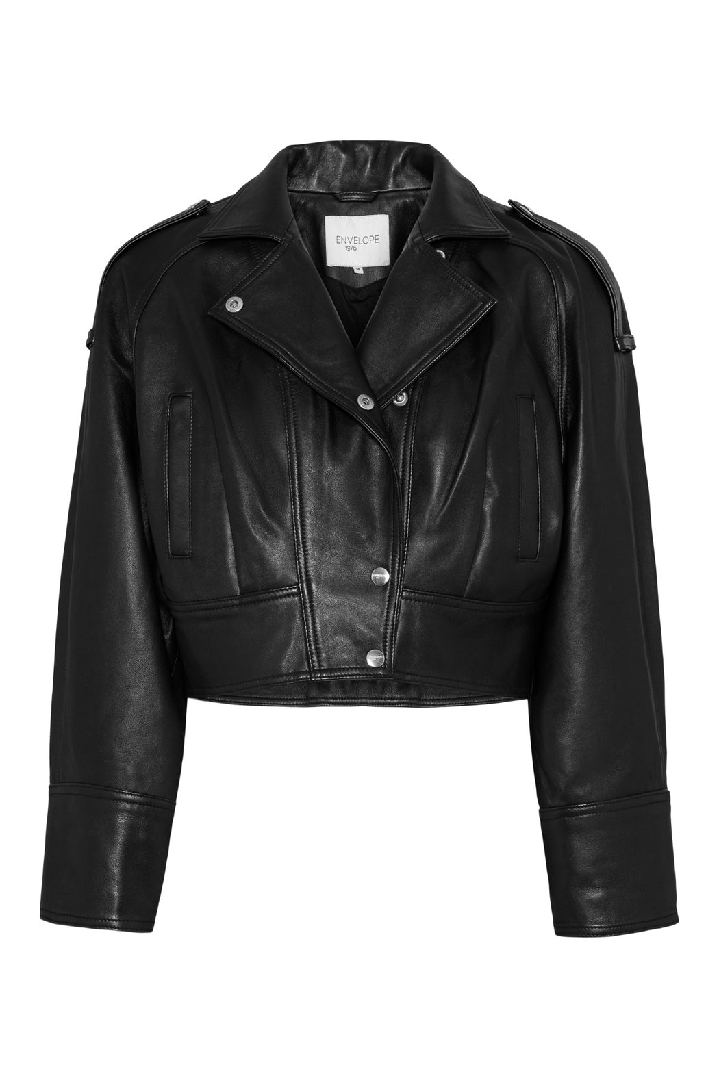 Envelope1976 Chateau jacket - Leather Jacket Black