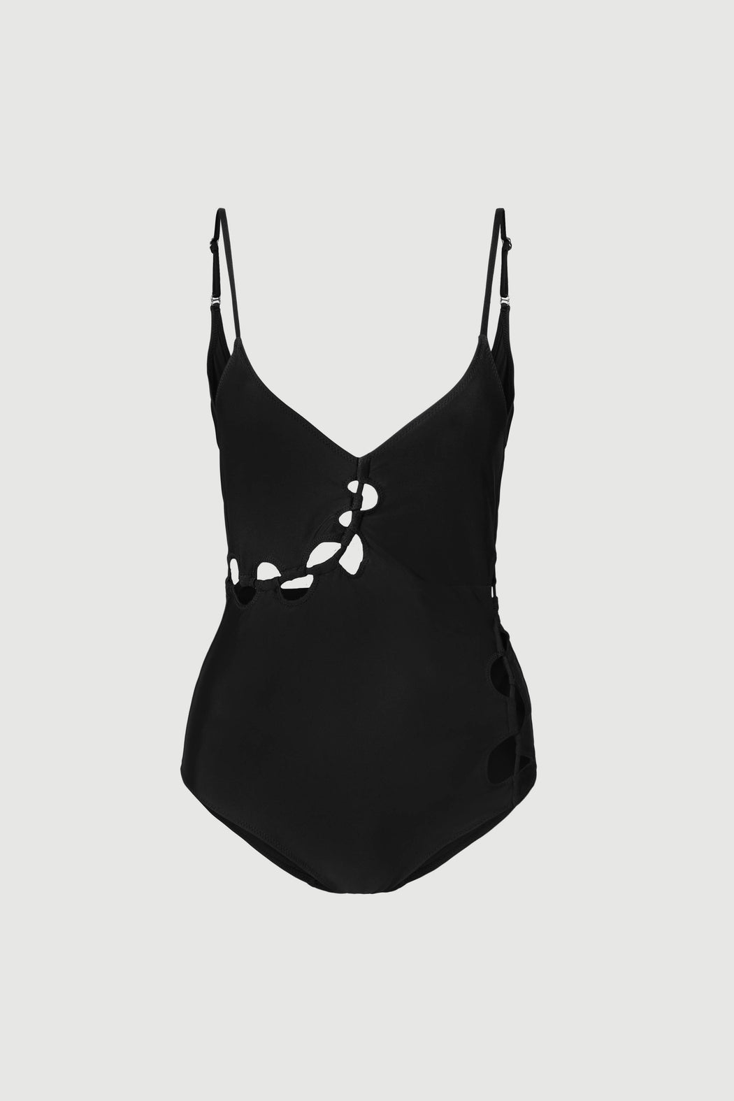 Envelope1976 Collioure swimsuit - Recycled polyamide Swimsuit Black