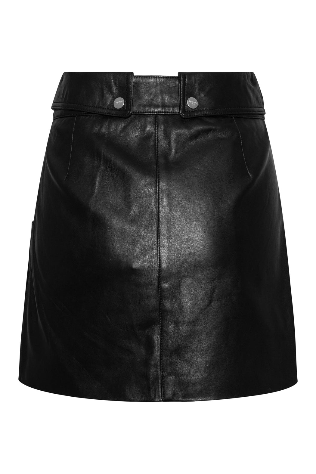 Envelope1976 Concorde skirt - Leather Skirt Black