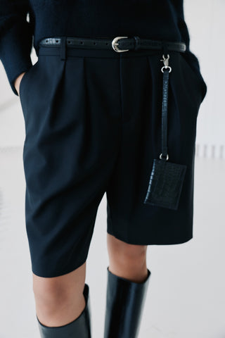 Envelope1976 Envelope charm Bags Black croc