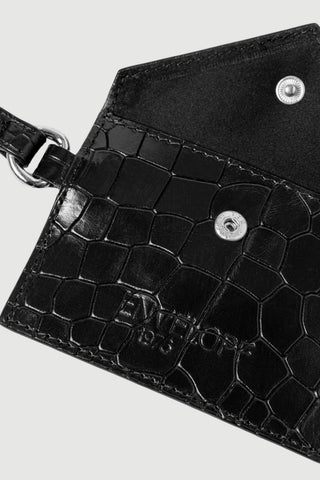 Envelope1976 Envelope charm, Black croc Bags Black croc