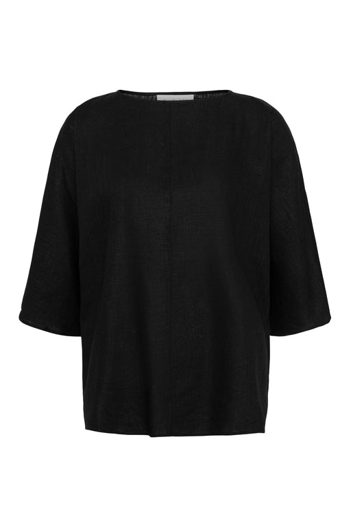 Envelope1976 Es Sortell top - Viscose & linen Top Black