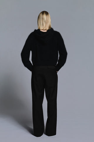 Envelope1976 Everyday hoodie cashmere Sweater Black