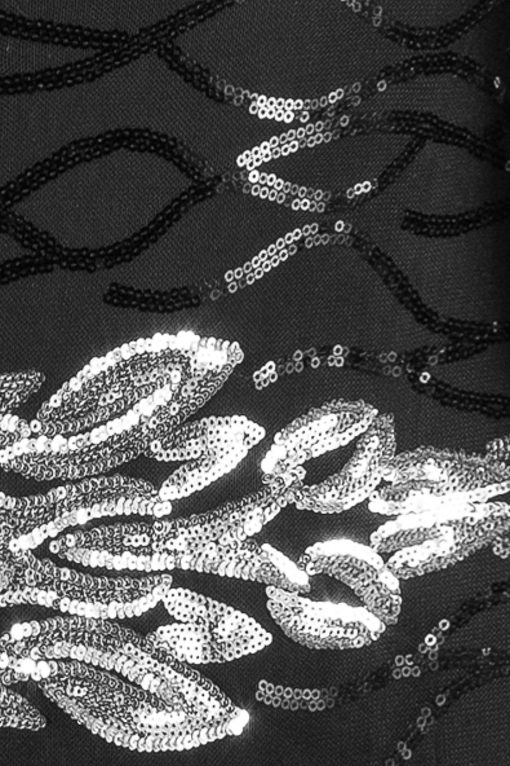 Envelope1976 Famous dress - Leftover fabric Dress Black / Silver