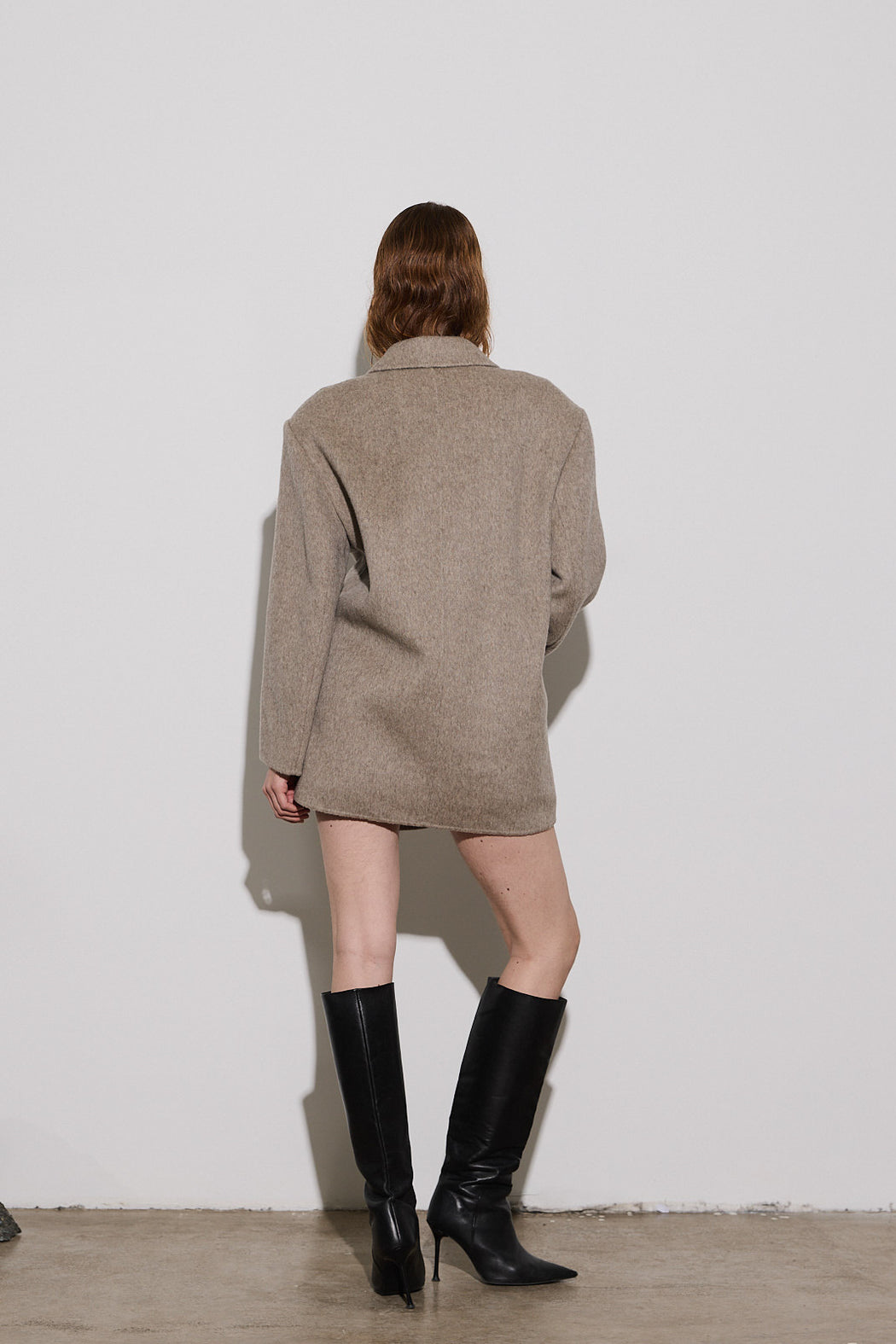 Envelope1976 Form jacket - Wool Blazer Taupe melange