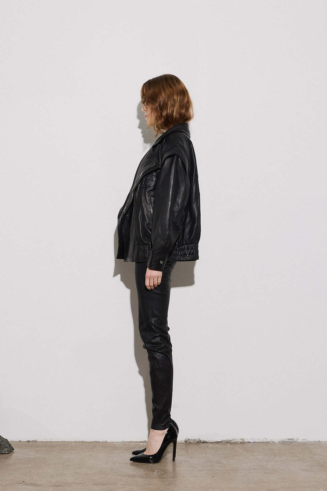 Envelope1976 Gemini jacket - Leather Jacket Black