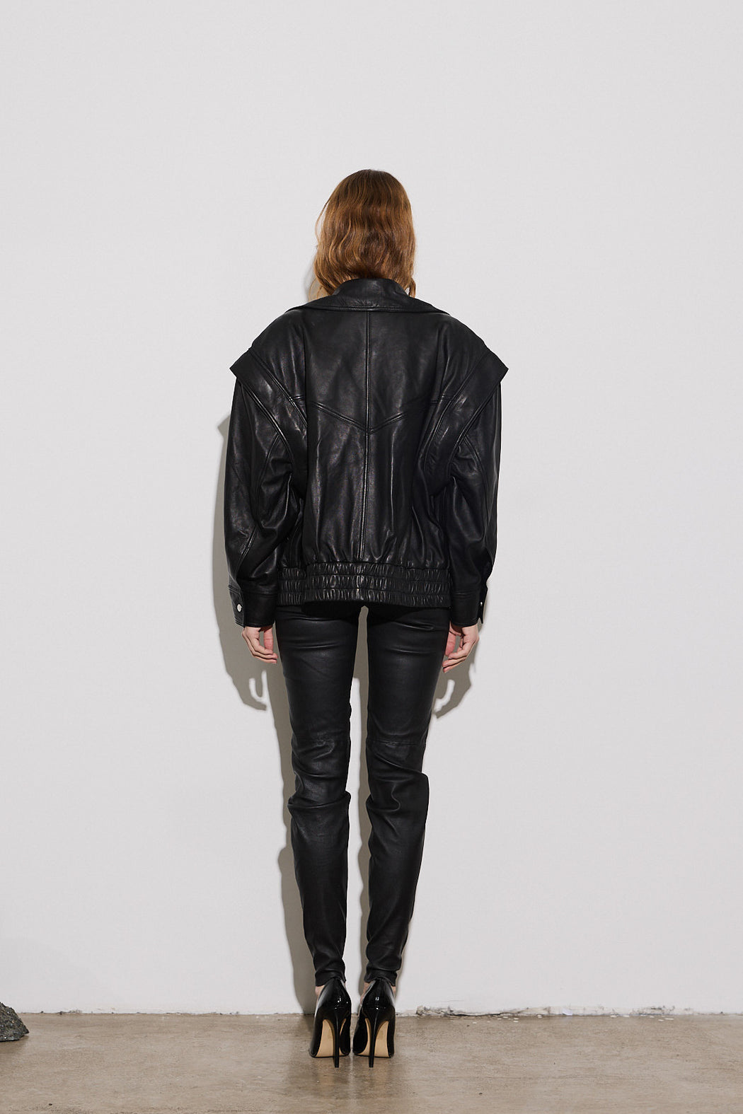 Envelope1976 Gemini jacket - Leather Jacket Black