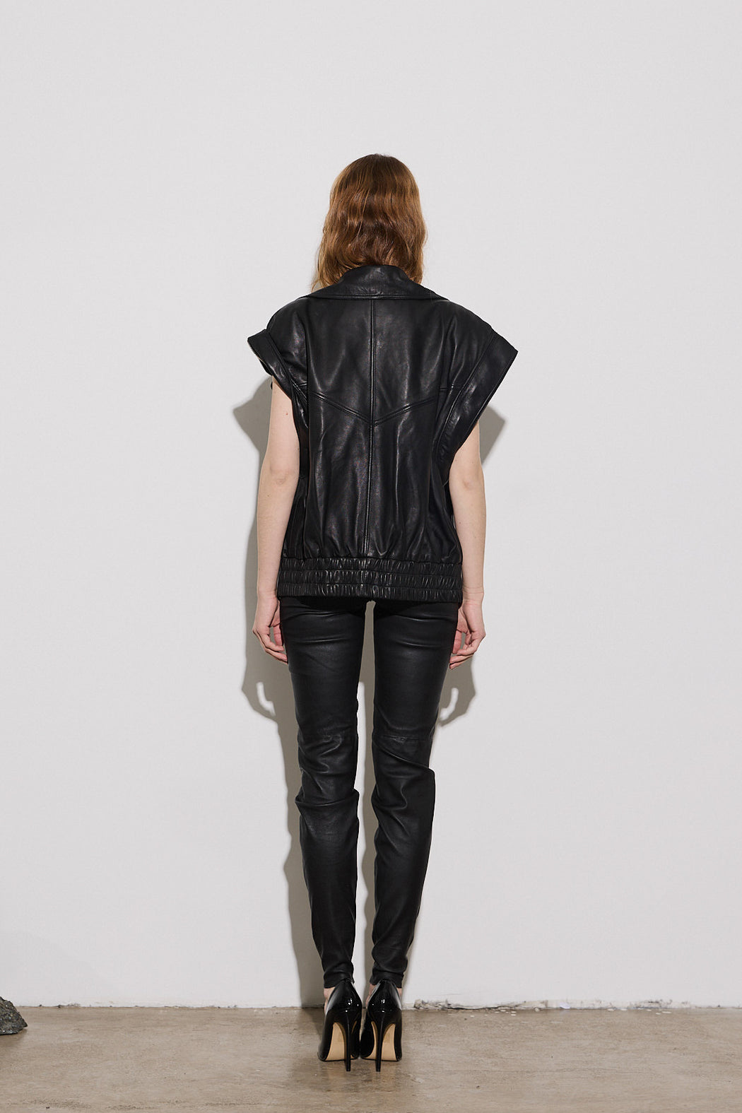 Envelope1976 Gemini jacket - Leather Jacket Black