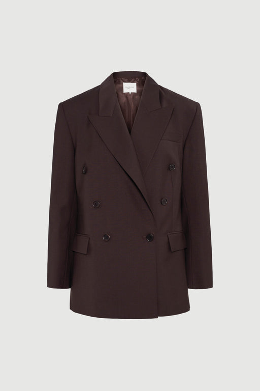 Envelope1976 Girona blazer - Wool Blazer Aubergine