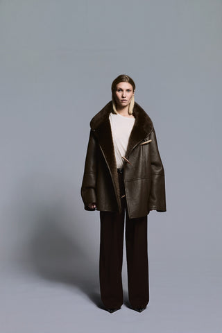 Envelope1976 Hawk jacket midi Jacket Cacao