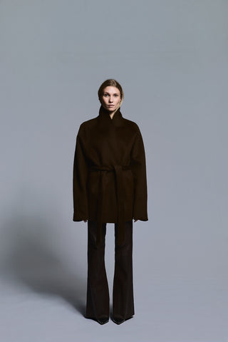 Envelope1976 Houston coat midi Coat Chestnut